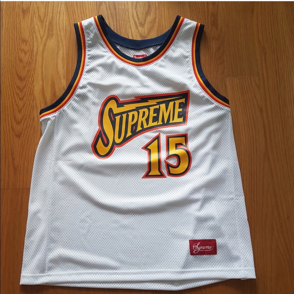 Supreme Bolt basketball jersey